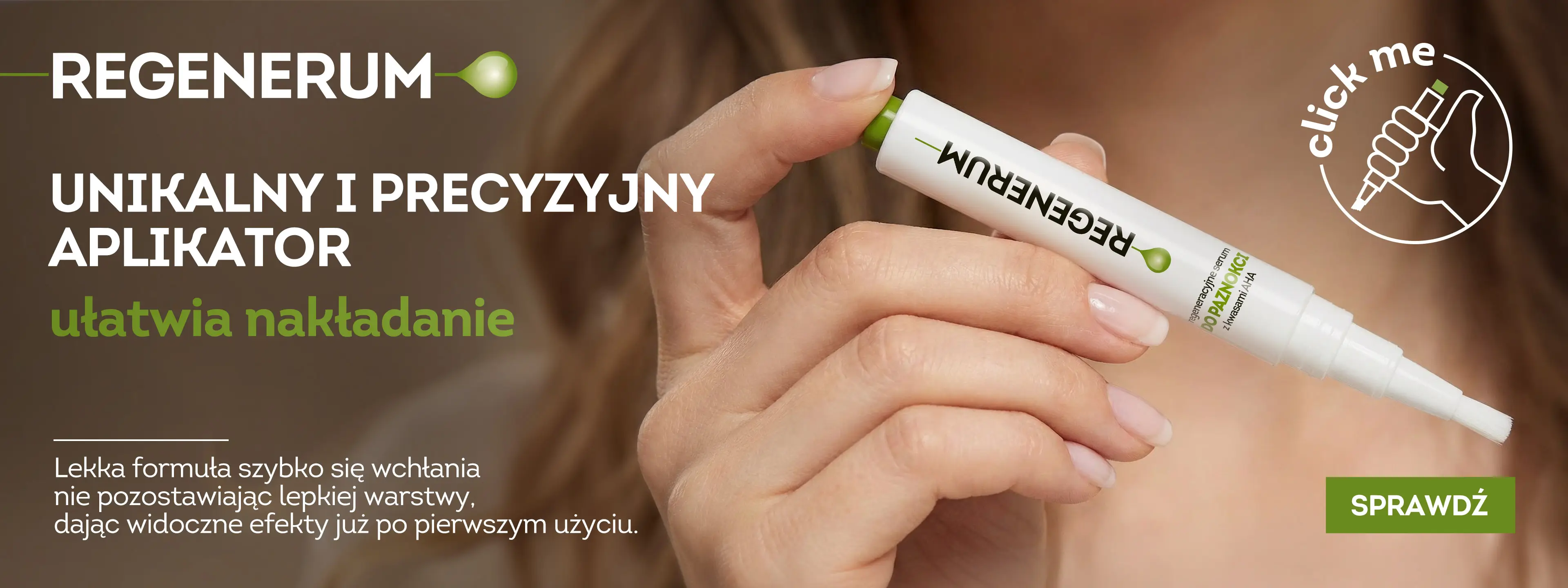 Regeneracyjne serum do paznokci z kwasami AHA